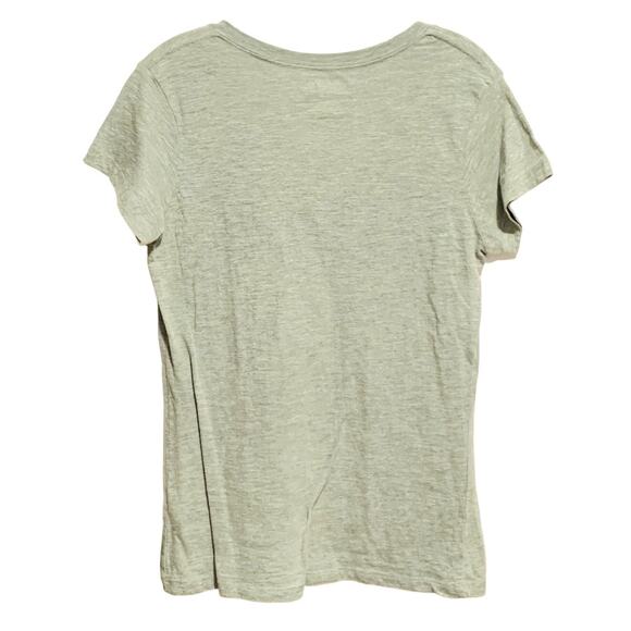 NFL Women's GREEN BAY PACKERS V-Neck Cap Sleeve T-Shirt L 1921 Graphic Football - Picture 6 of 6